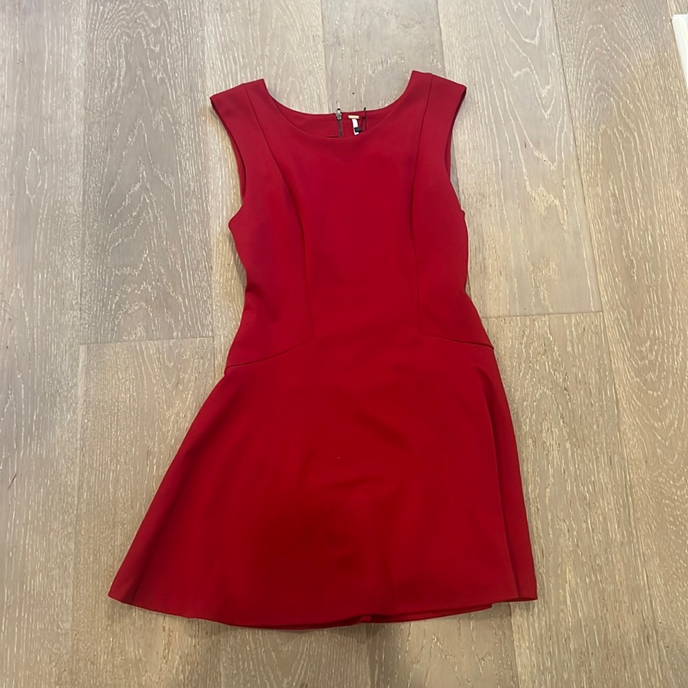 Free people red mini dress